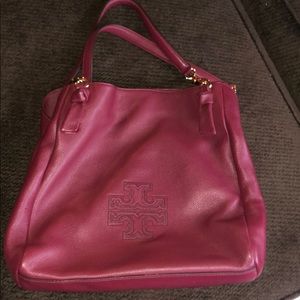 Tory Burch Cabernet Leather handbag EUC